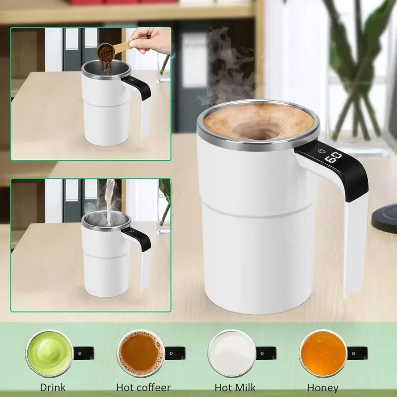 Magnetic Stirring Coffee Cup